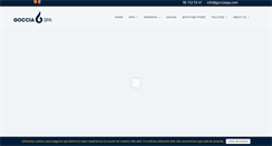Desktop Screenshot of gocciaspa.com